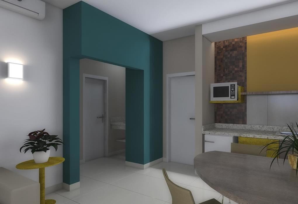 Enjoy Solar Das Aguas Park Resort Olimpia Luaran gambar 3D rendering of a living room