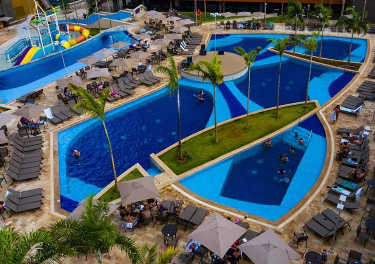 Enjoy Solar Das Aguas Park Resort Olimpia Luaran gambar Aerial view of the resort's swimming pool